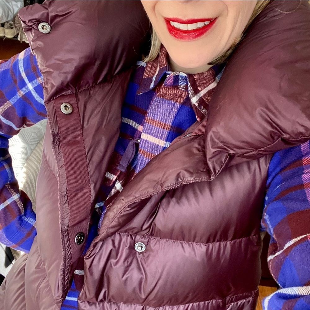 JCrew plaid flannel pullover